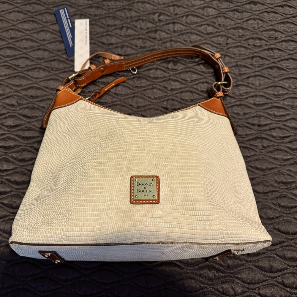 Dooney & Burke Hobo Bag NWT Bone Color
